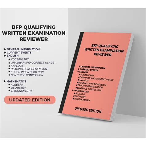 BFP QUALIFYING WRITTEN EXAM (QWE) REVIEWER for Non .